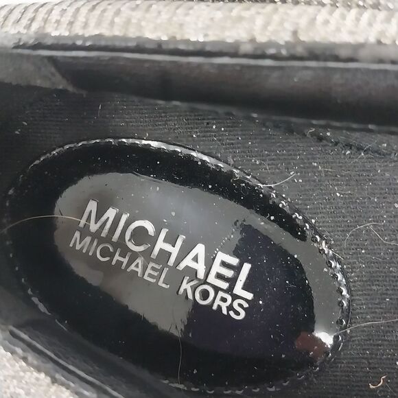 Michael Michael Kors Slip on Shoes. Silver sparkle color. Size 7M. - Picture 7 of 16